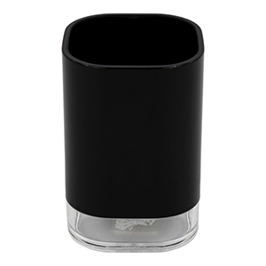 Black Acrylic Bathroom Cup