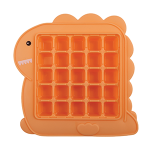 Orange Dinosaur Ice Tray