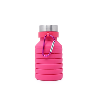 Fucsia Expandable Sports Water Bottle