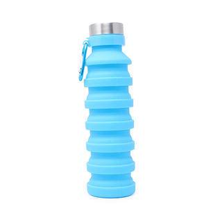 Blue Expandable Sports Water Bottle
