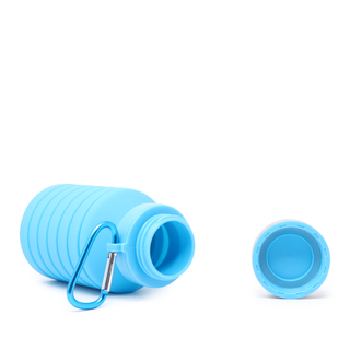 Blue Expandable Sports Water Bottle