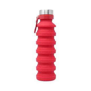 Red Expandable Sports Water Bottle