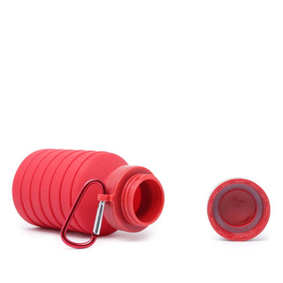 Red Expandable Sports Water Bottle