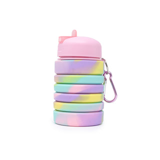 Rainbow Expandable Sports Water Bottle