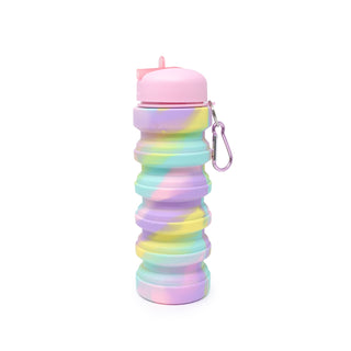 Rainbow Expandable Sports Water Bottle