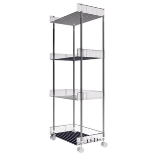 Transparent 4-Level Cart