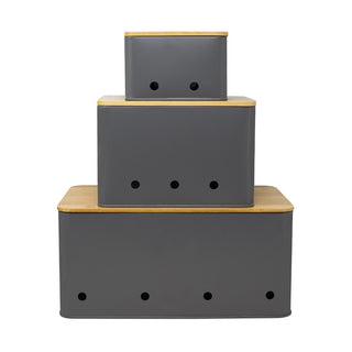 Metal Storage Container - 4 Pack