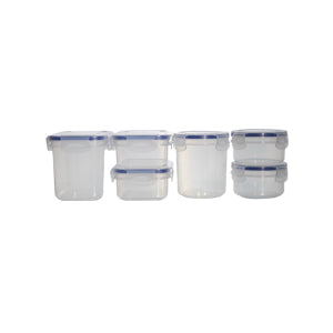6-Pack Blue Food Container Set
