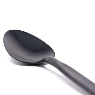 Matte Black Soup Spoon