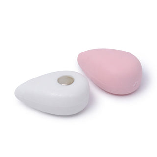 6-Pack Pink and White Magnet Set