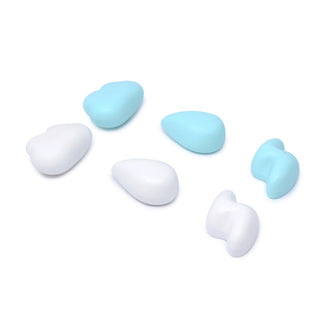 6-Pack Blue and White Magnet Set