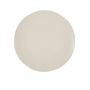 Beige Ceramic Dinner Plate - 11"