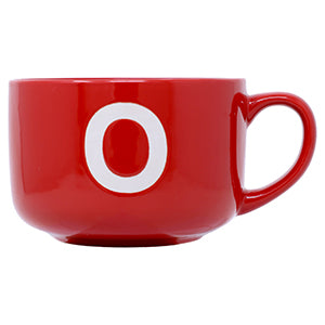Red Ceramic "O" Mug