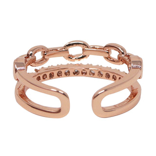 Chain and Stones Ring