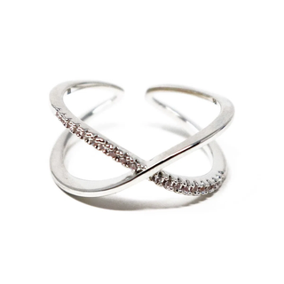 Cross and Stones Ring