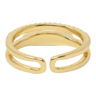 Double Stones and Plate Ring