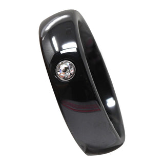 Black Small Stone Ring