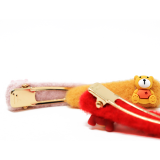 3-Pack Litte Bear Hair Snap Clip