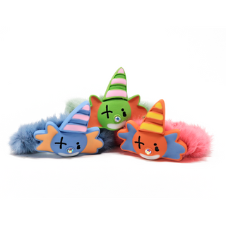 3-Pack Clown Hair Snap Clip