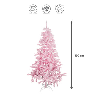 Classic Green Artificial Christmas Tree – 150 cm (5 ft) with Metal Stand