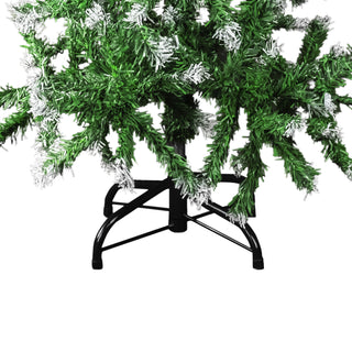 Snow-Flocked Artificial Christmas Tree – 47" (120 cm) Classic Pine with Metal Base