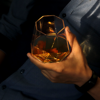 Slanted Whiskey Glass