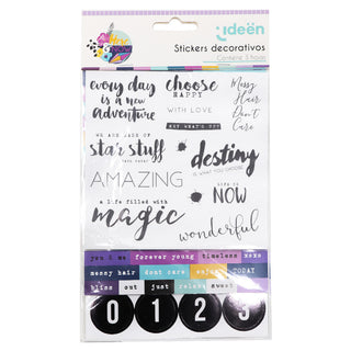Sticker Sheet - Funky Phrases