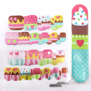Decorative Nail Stickers - Cupcake