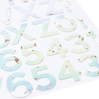 Multicolor Alphabet Stickers
