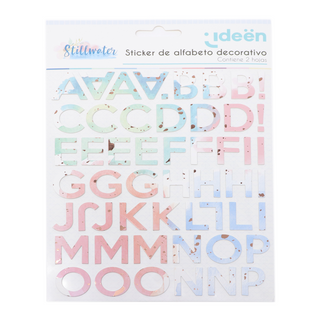Multicolor Alphabet Stickers