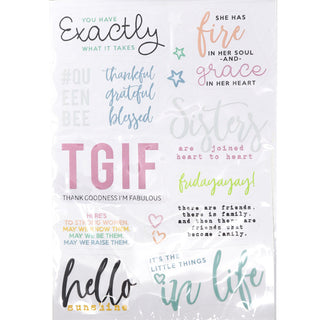 Charming Expressions Decorative Sticker Set