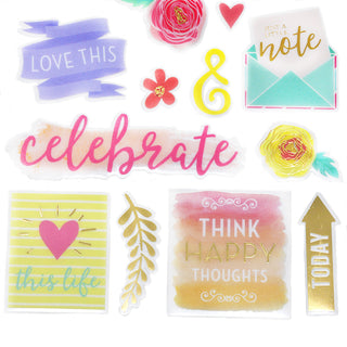 Enchanted Glow Metallic Sticker Set