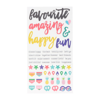 Whimsy Flair Puffy Stickers