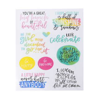 Celebrate in Style Sticker Set