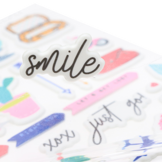 Puffy Icons Pastel Stickers