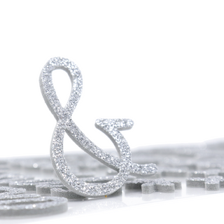 Silver Holo Sparkle Foam Stickers