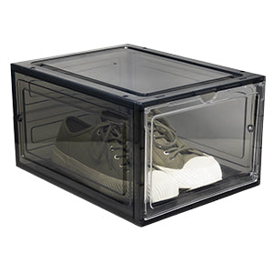Grey Transparent Shoe Organizer Box