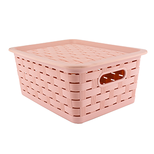 Pink Basket with Lid