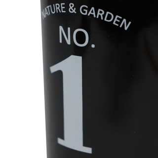 Medium Matte Black Glass Vase