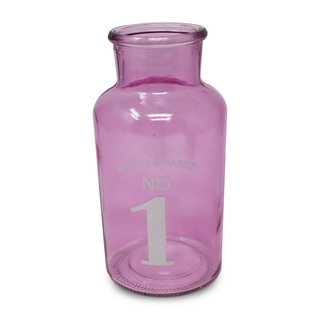 Medium Pink Glass Vase