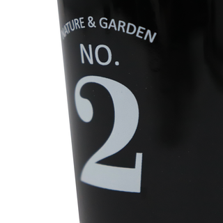 Small Matte Black Glass Vase