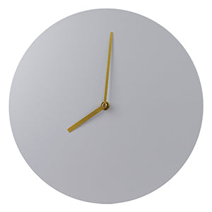 Minimalist Grey Wall Clock