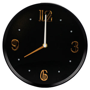 Golden Numbered Wall Clock