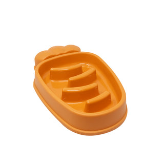 Orange Carrot Pet Feeder