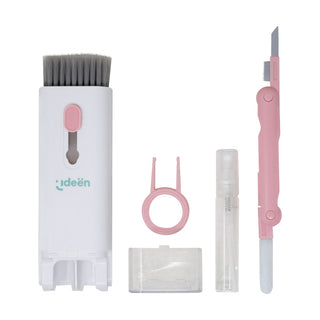 Pink Multitool Cleaning Brush