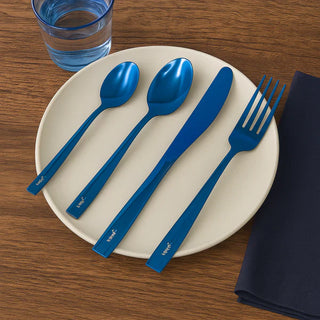 Cutlery Set Blue for 4 People - 16 Pieces