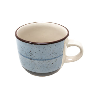 Beige Marbled Ceramic Mug