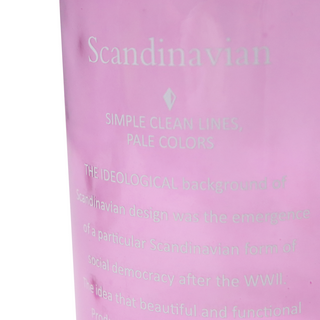 Large Pink Glass Vase