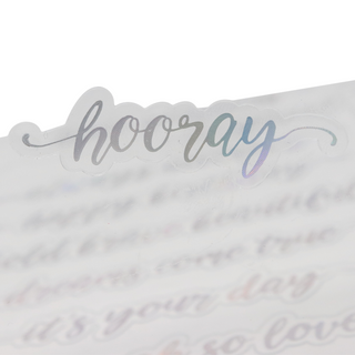 Metallic Quote Stickers