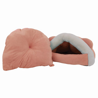 Cozy Tangerine Pet Bed